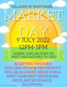 Market Day July 9, 2022