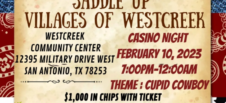 Saddle up villages of westcreek casino night feb 10 2023