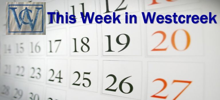 This Week in Westcreek – October 31, 2016